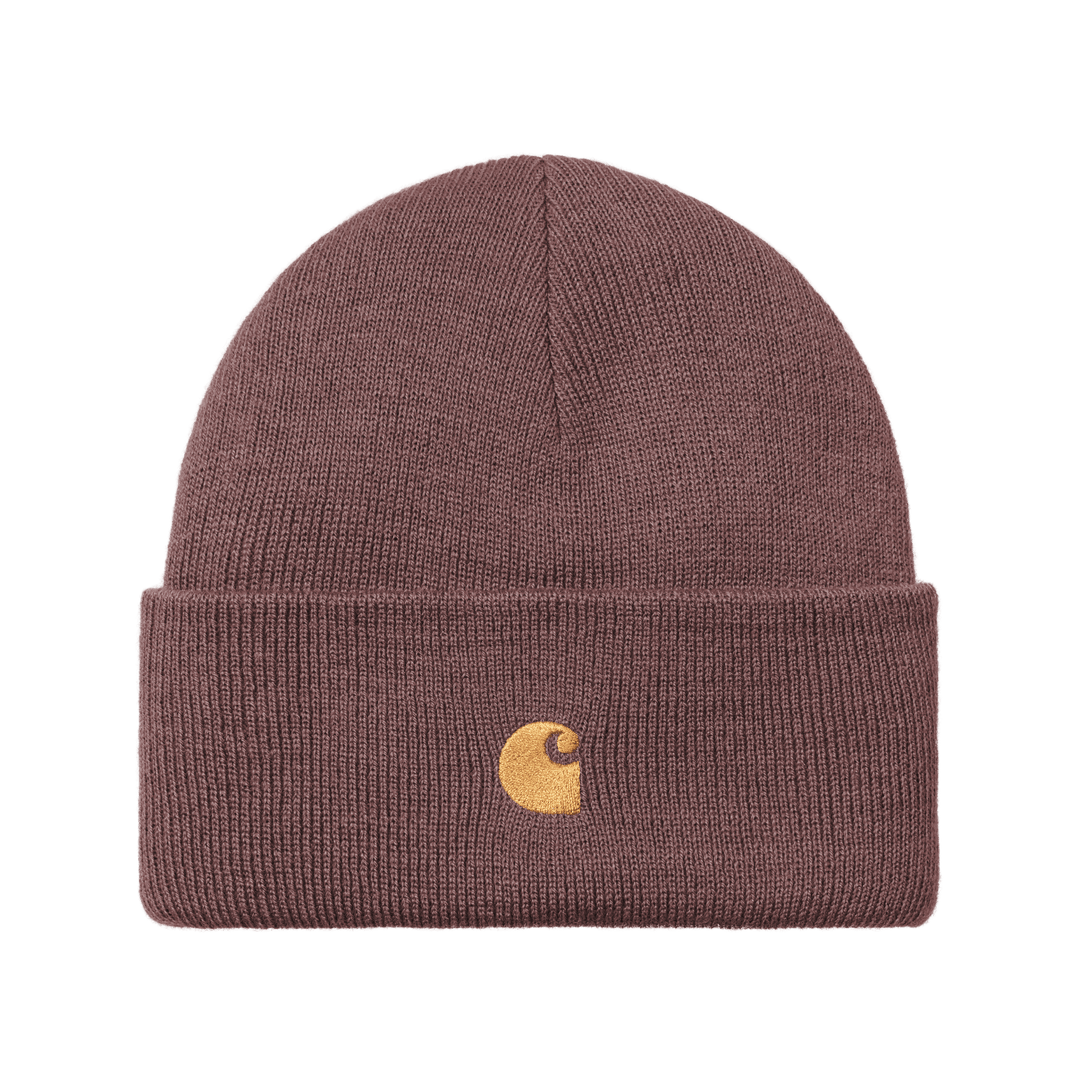 Chase Beanie Dusky Pink/Gold - Merchant Menswear