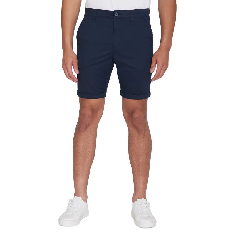 Chuck Poplin Chino Shorts Total Eclipse - Merchant Menswear