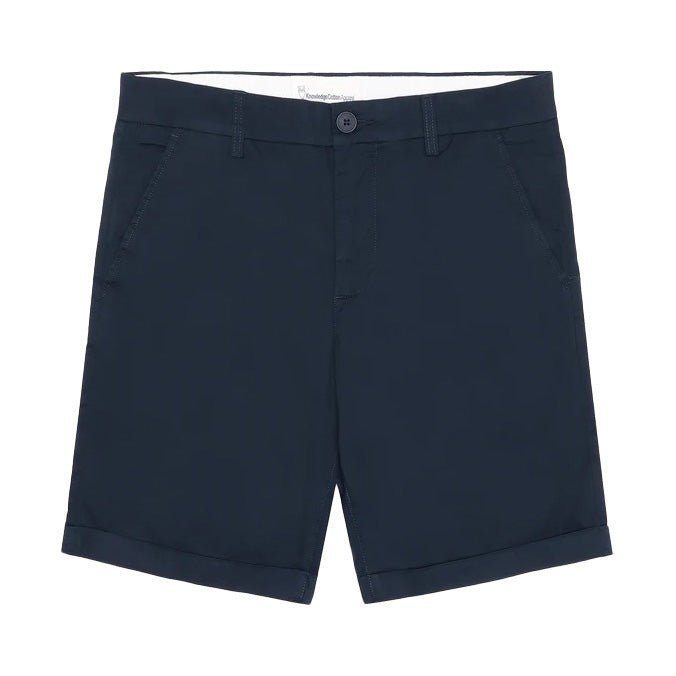 Chuck Poplin Chino Shorts Total Eclipse - Merchant Menswear