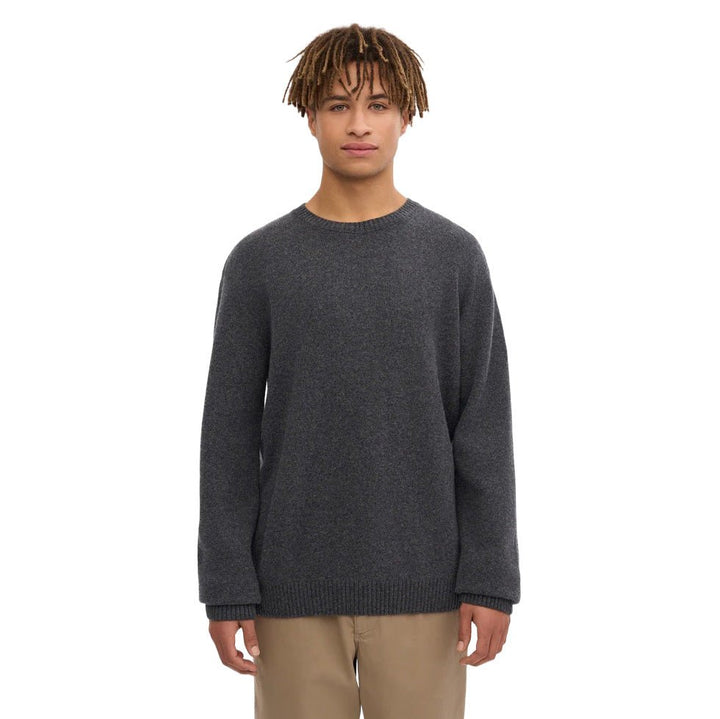 Colorful Standard Classic Merino Wool Crew Lava Grey - Merchant Menswear