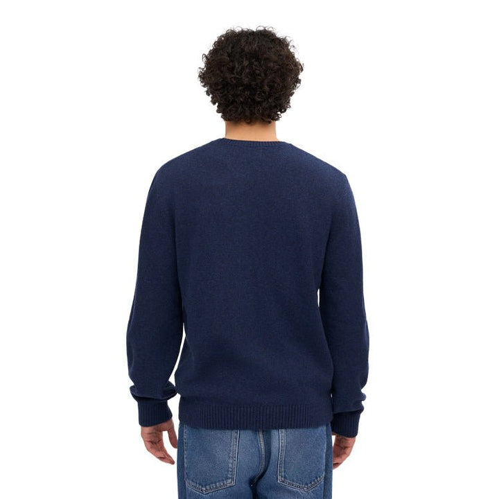 Colorful Standard Classic Merino Wool Crew Marine Blue - Merchant Menswear