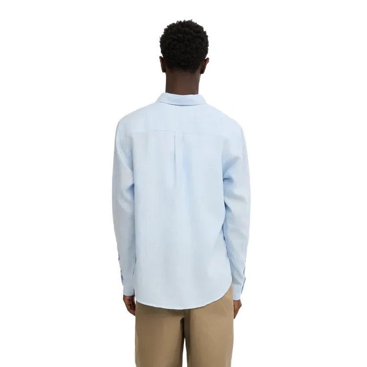 Colorful Standard L/S Linen Shirt Polar Blue - Merchant Menswear