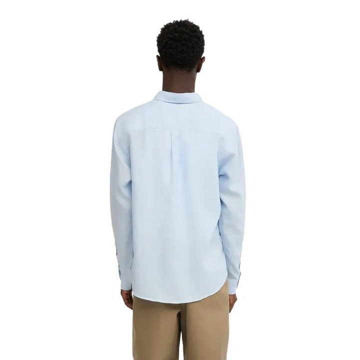 Colorful Standard L/S Linen Shirt Polar Blue - Merchant Menswear