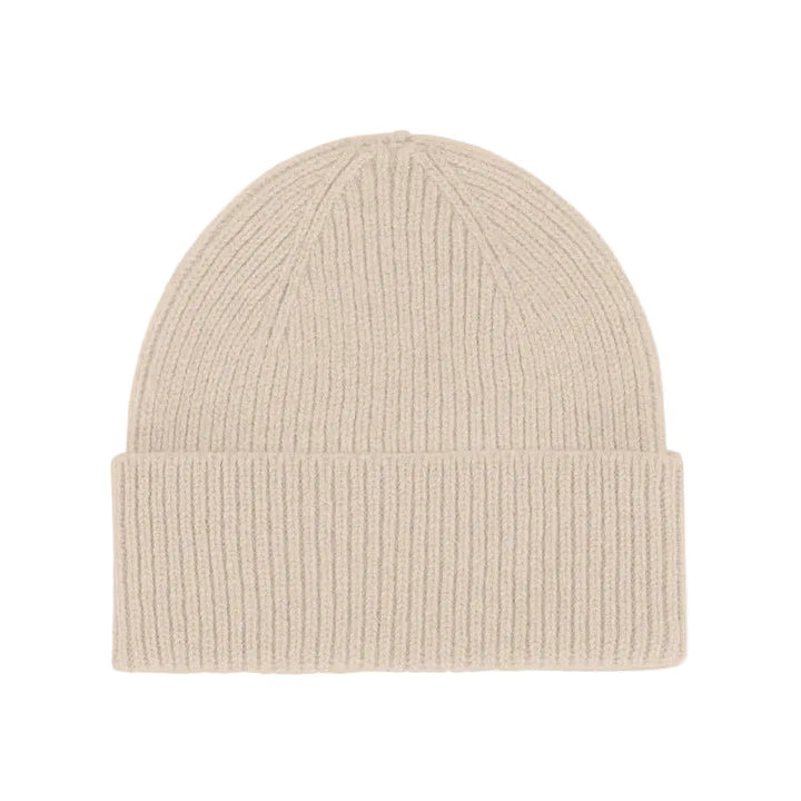 Colorful Standard Merino Wool Beanie Ivory White - Merchant Menswear