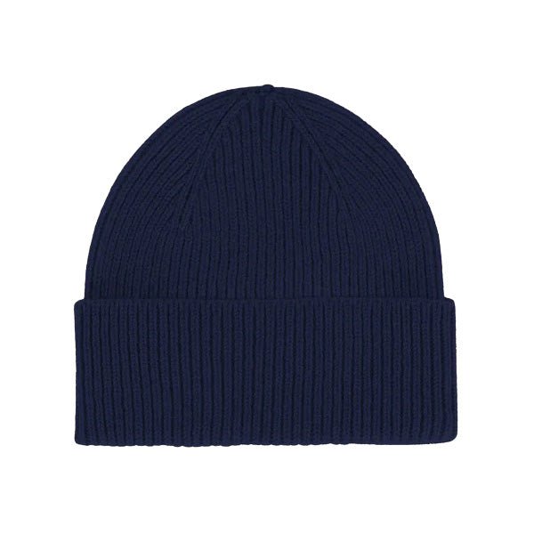 Colorful Standard Merino Wool Beanie - Marine Blue - Merchant Menswear