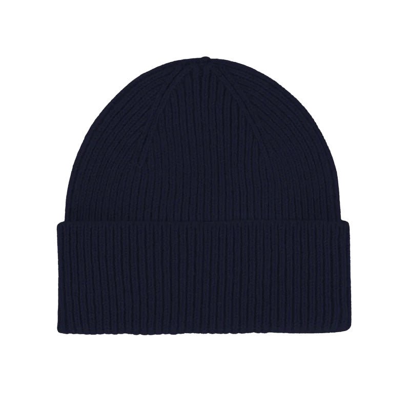 Colorful Standard Merino Wool Beanie - Navy - Merchant Menswear