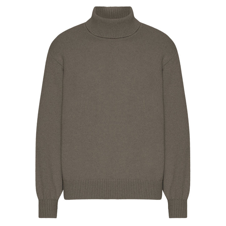 Colorful Standard Merino Wool Turtleneck Dusty Olive - Merchant Menswear