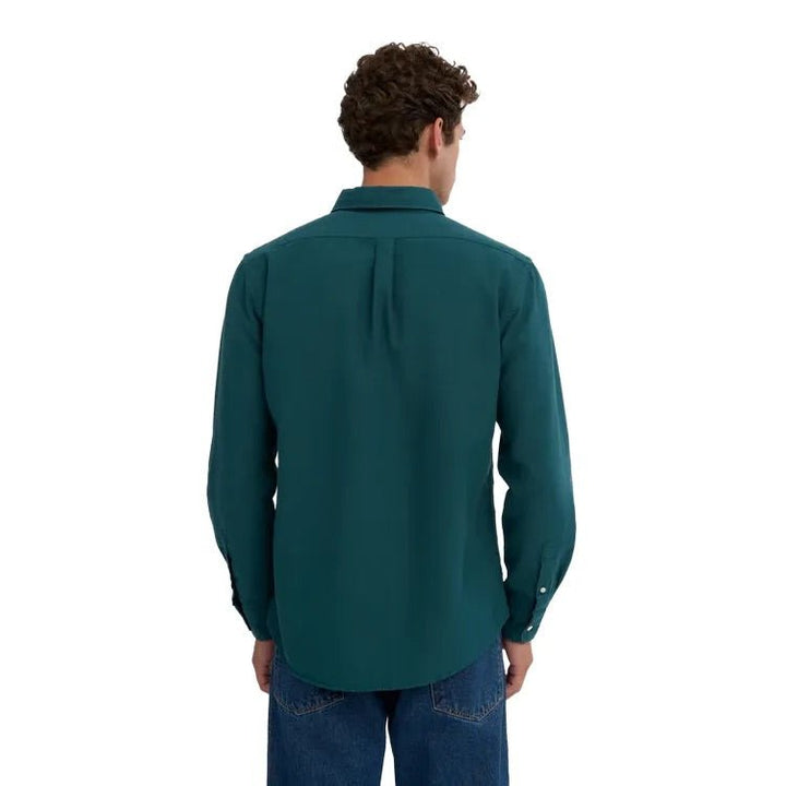 Colorful Standard Organic Cotton Oxford Shirt Ocean Green - Merchant Menswear
