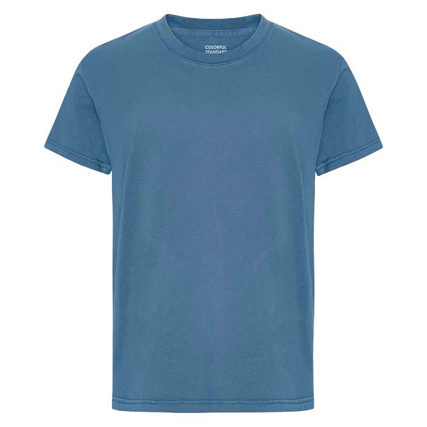 Colorful Standard Organic Cotton Tee Faded Indigo - Merchant Menswear