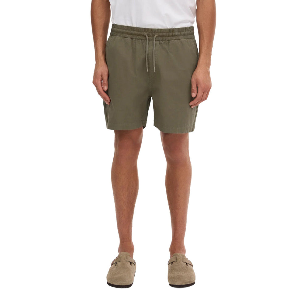 Colorful Standard Organic Twill Shorts Dusty Olive - Merchant Menswear