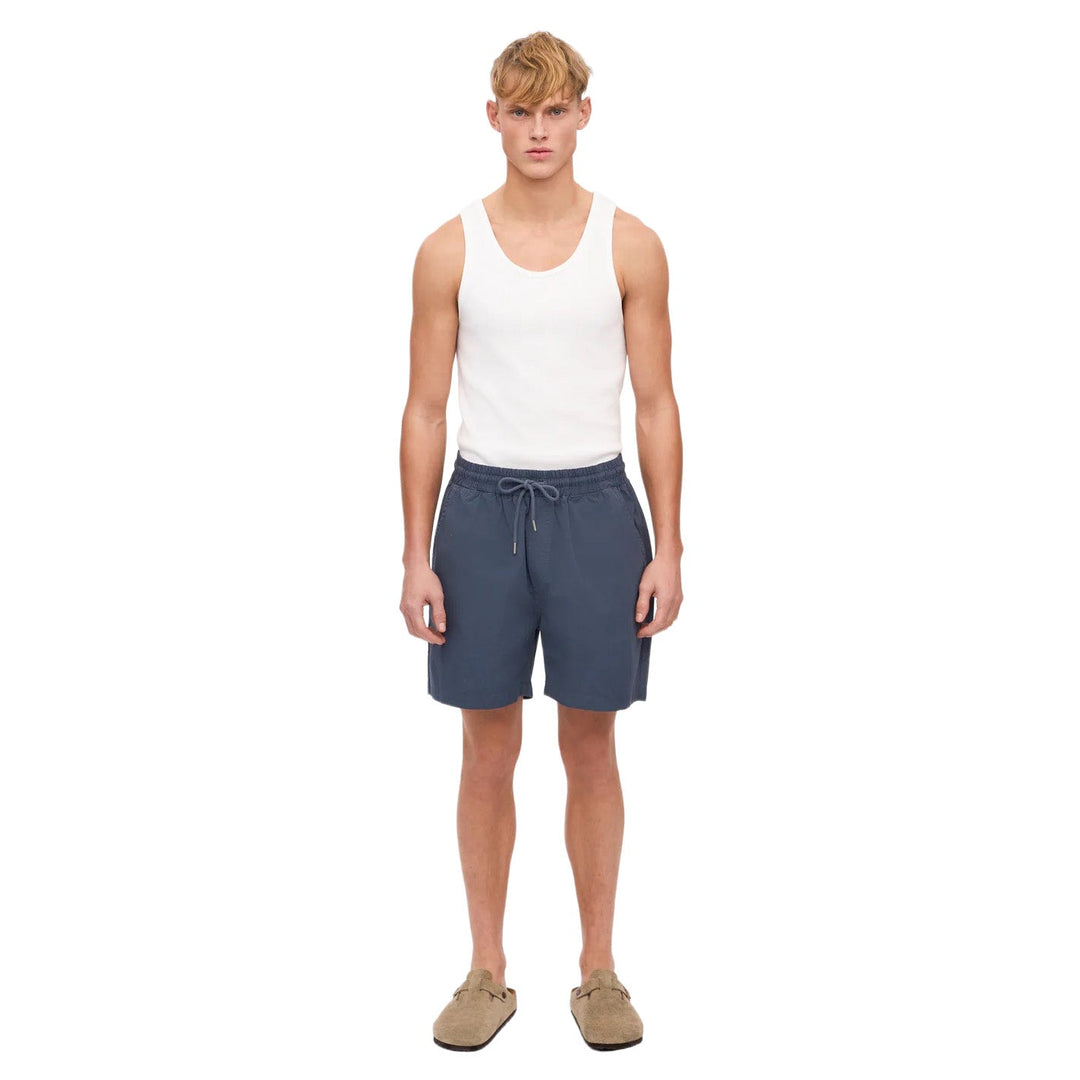 Colorful Standard Organic Twill Shorts Petrol - Merchant Menswear