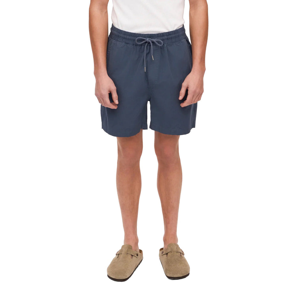 Colorful Standard Organic Twill Shorts Petrol - Merchant Menswear