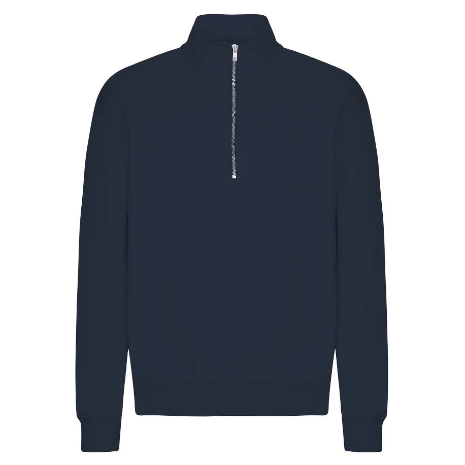 Colorful Standard Quarter Zip Sweat Navy Blue - Merchant Menswear