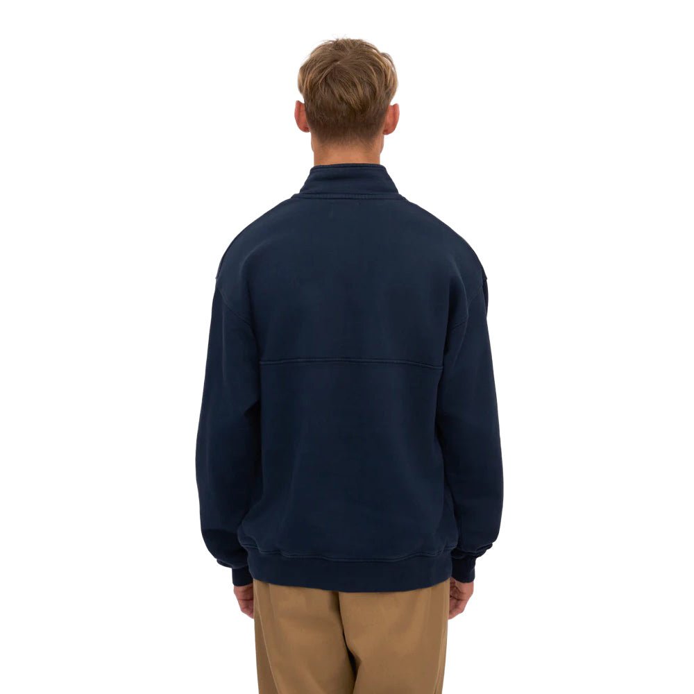 Colorful Standard Quarter Zip Sweat Navy Blue - Merchant Menswear