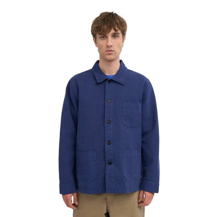 Colorful Standard Workwear Jacket Marine Blue - Merchant Menswear