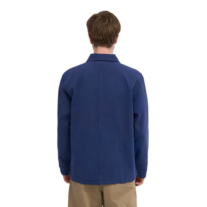 Colorful Standard Workwear Jacket Marine Blue - Merchant Menswear