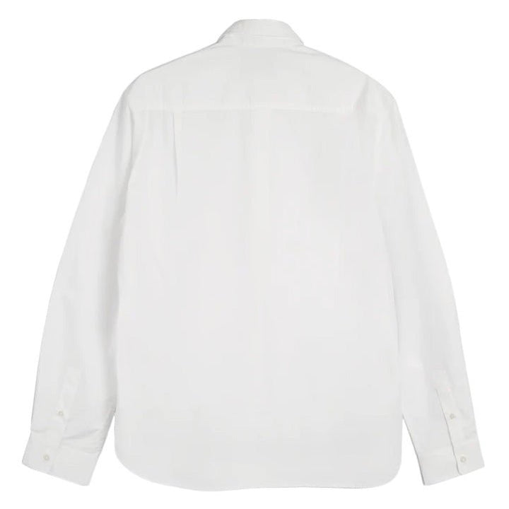 Curtis Embroidered Shirt White - Merchant Menswear