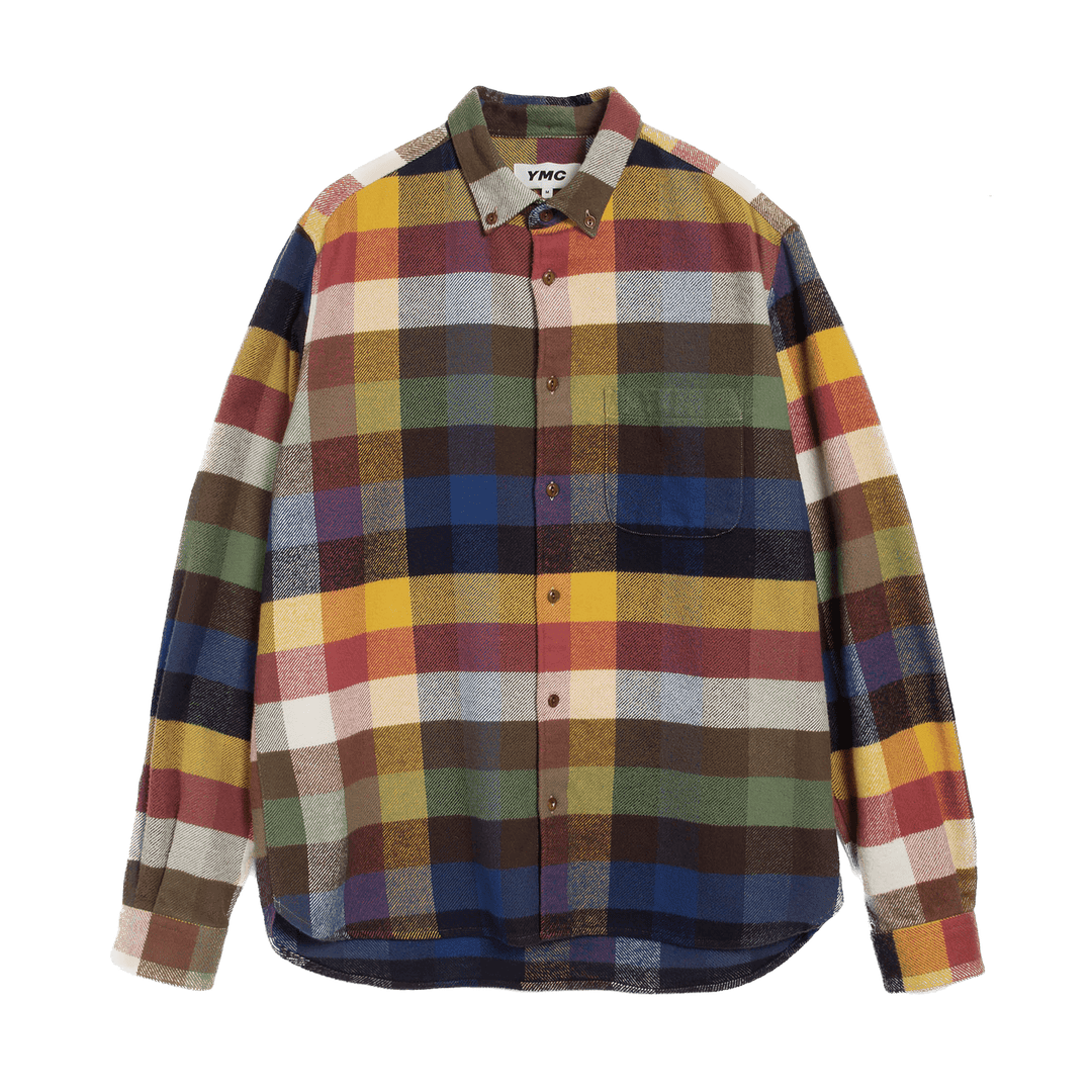 Dean Shirt In Multi Plaid - Merchant Menswear