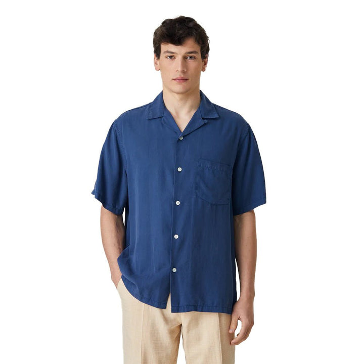 Dogtown Short Sleeve Shirt Blue - Merchant Menswear