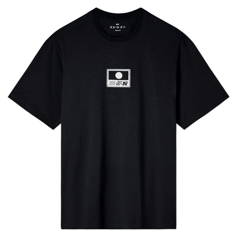 Edwin Staff T-Shirt Black Garment Washed - Merchant Menswear