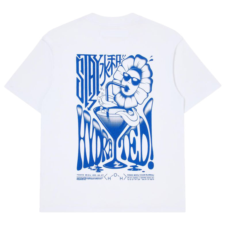 edwin stay hydrated Tee White Back