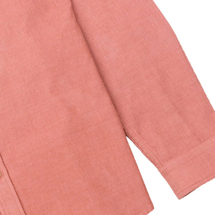 Folk Direction Babycord Shirt Dusty Pink - Merchant Menswear