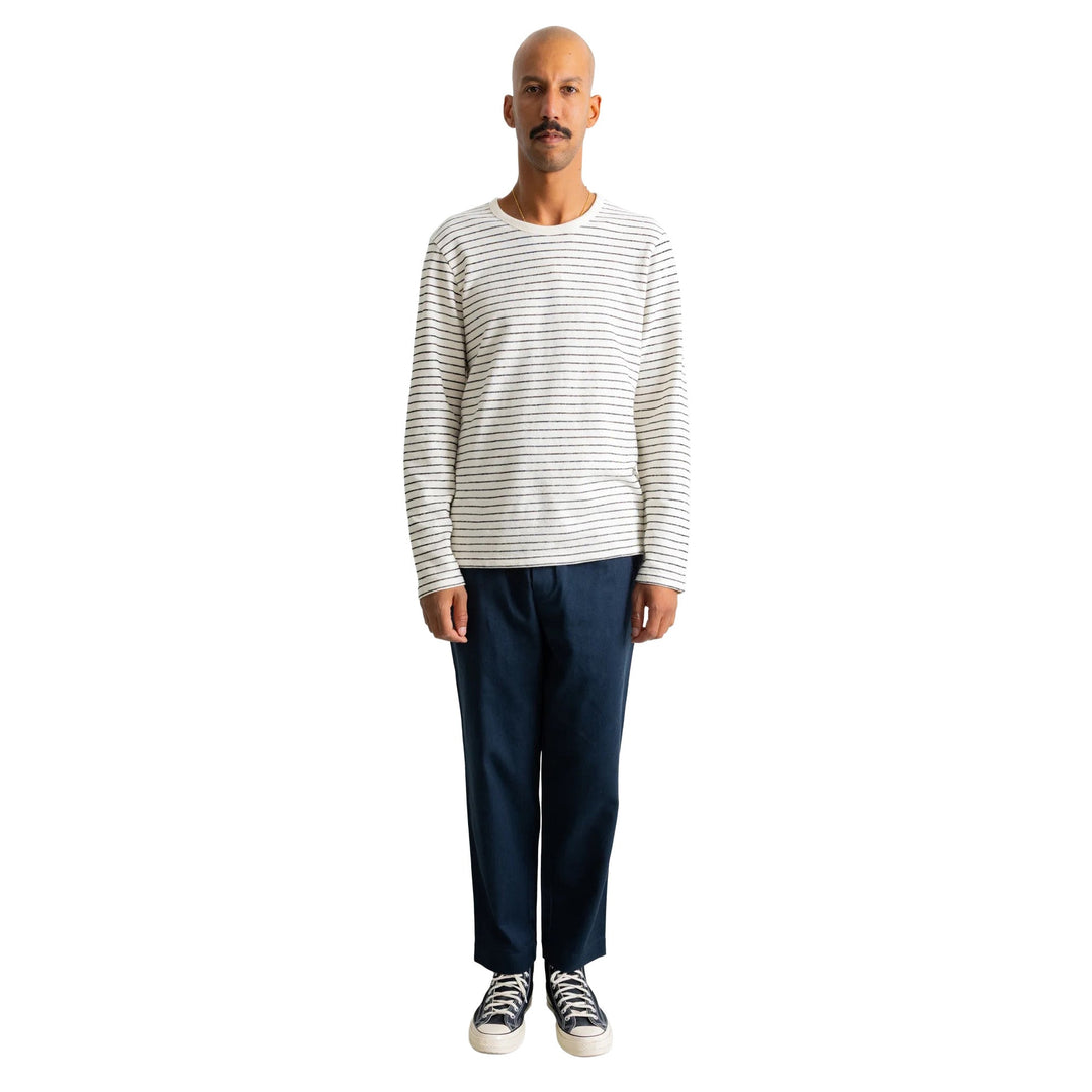 Folk Drawcord Assembly Pant Navy Twill - Merchant Menswear