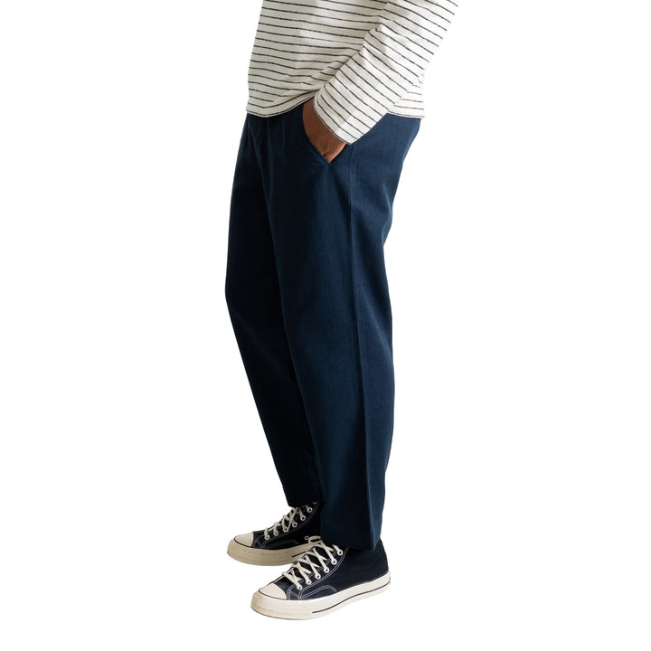 Folk Drawcord Assembly Pant Navy Twill
