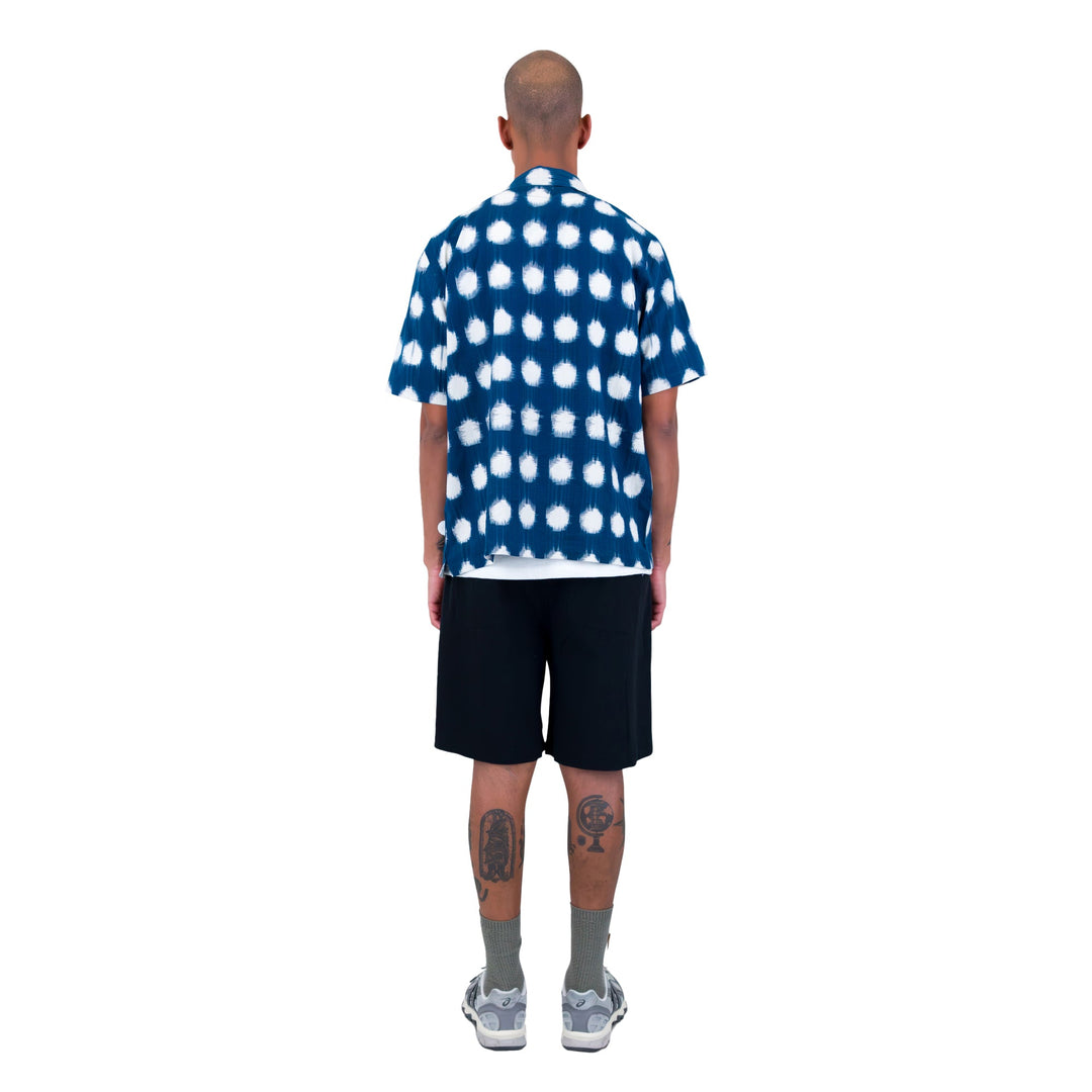 Folk Folk Gabe Ikat Shirt Indigo - Merchant Menswear