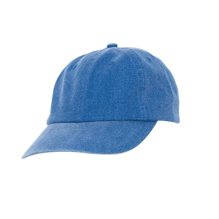Folk Herringbone Cap Bright Blue - Merchant Menswear