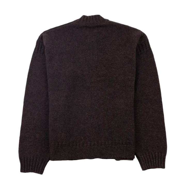 Folk Knitted Jacket Espresso - Merchant Menswear