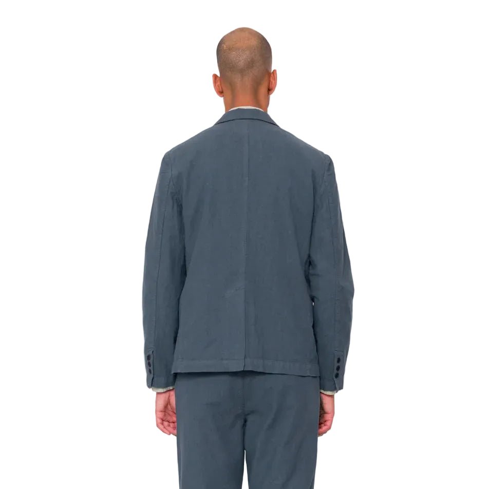 Folk Linen/Cotton Blazer Charcoal - Merchant Menswear