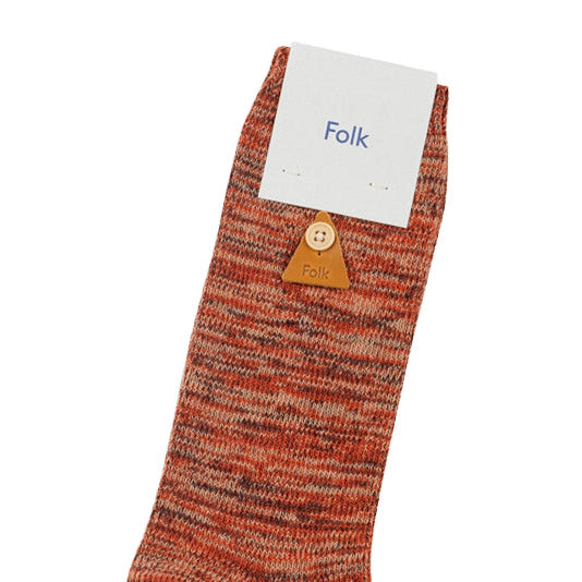 Folk Melange Sock Clay Mix
