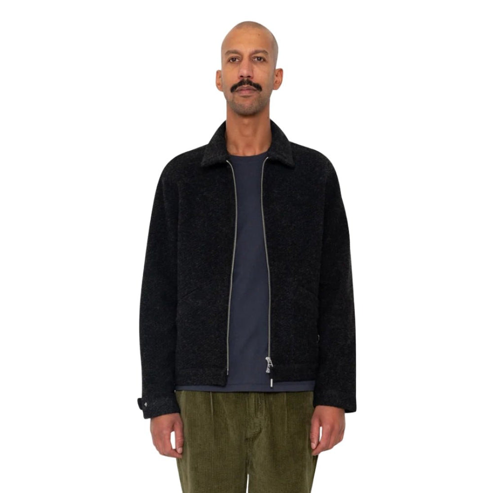 Folk Signal Blouson Wool Twill Charcoal - Merchant Menswear