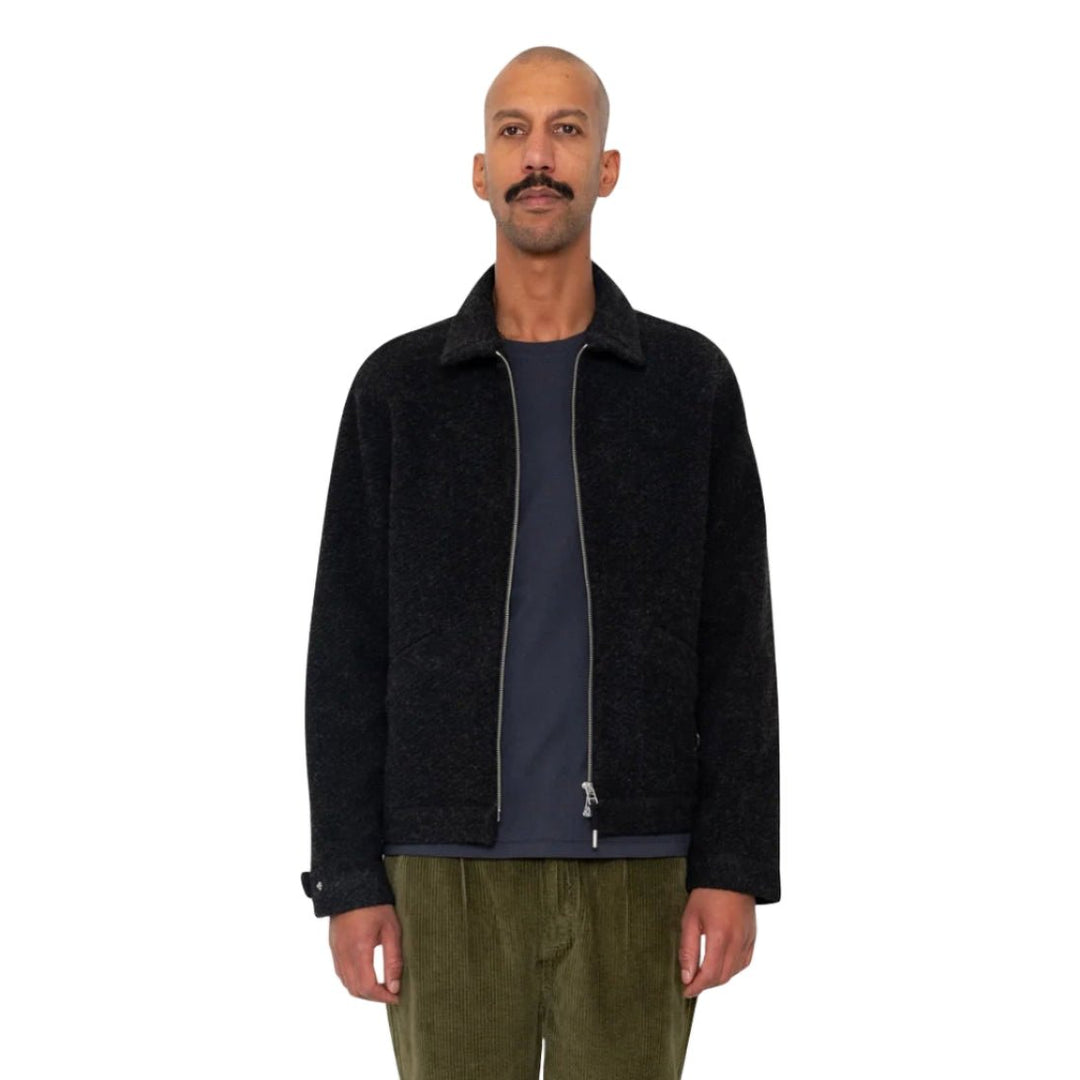 Folk Signal Blouson Wool Twill Charcoal - Merchant Menswear