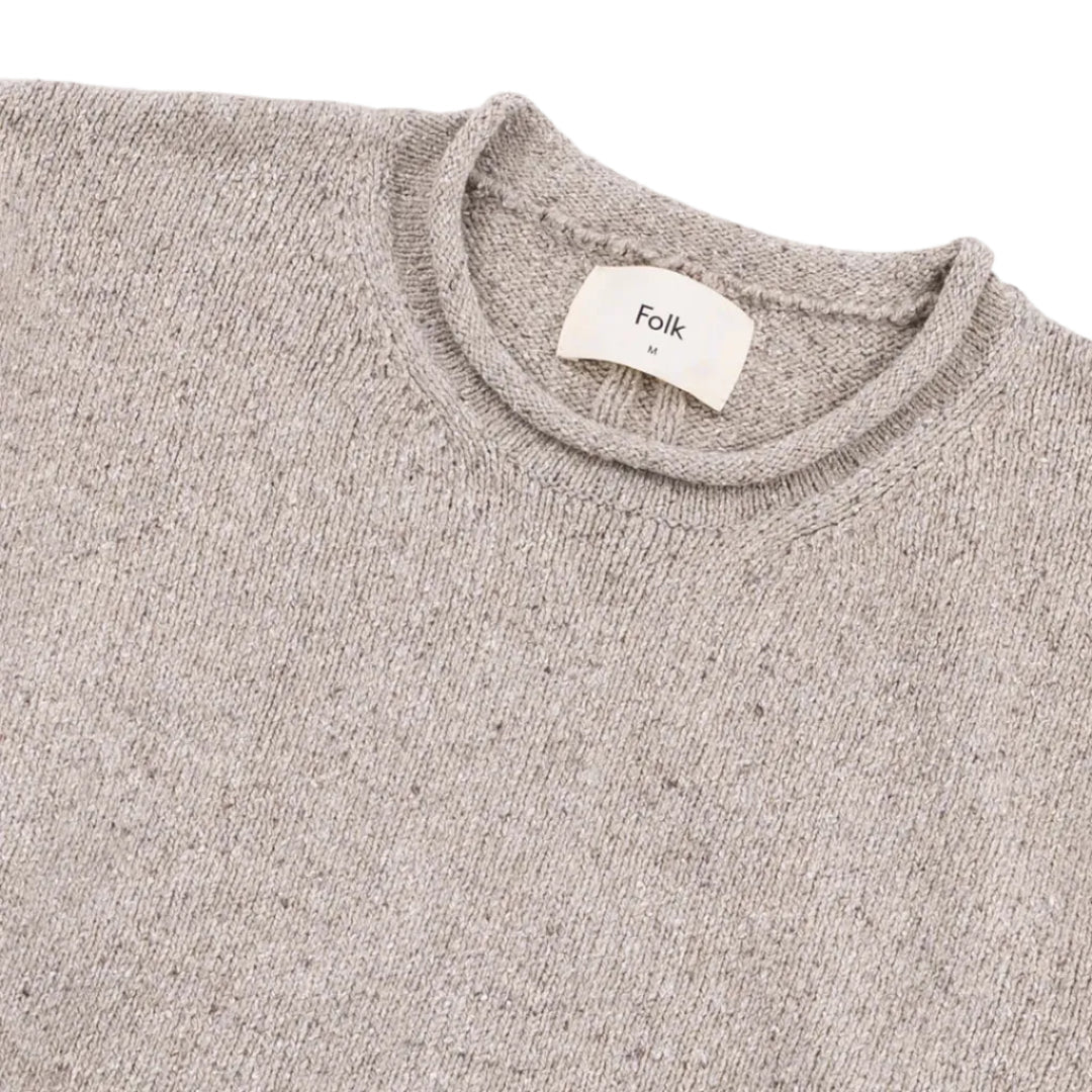 Folk Slouch Crew Natural Circle - Merchant Menswear