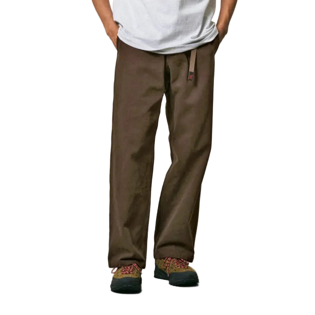 Gramicci Pant Brown Pigment Dyed - Merchant Menswear