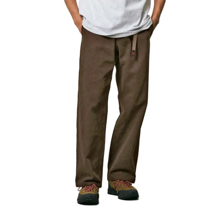 Gramicci Pant Brown Pigment Dyed - Merchant Menswear