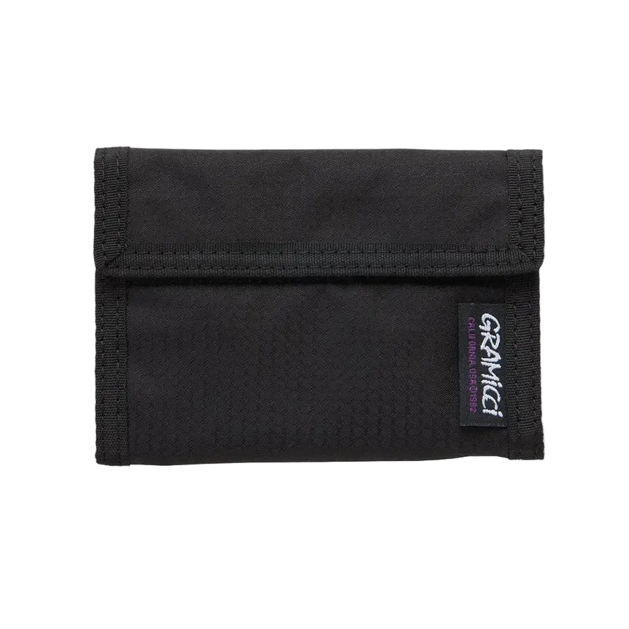 Gramicci Ripstop Velcro Wallet Black - Merchant Menswear