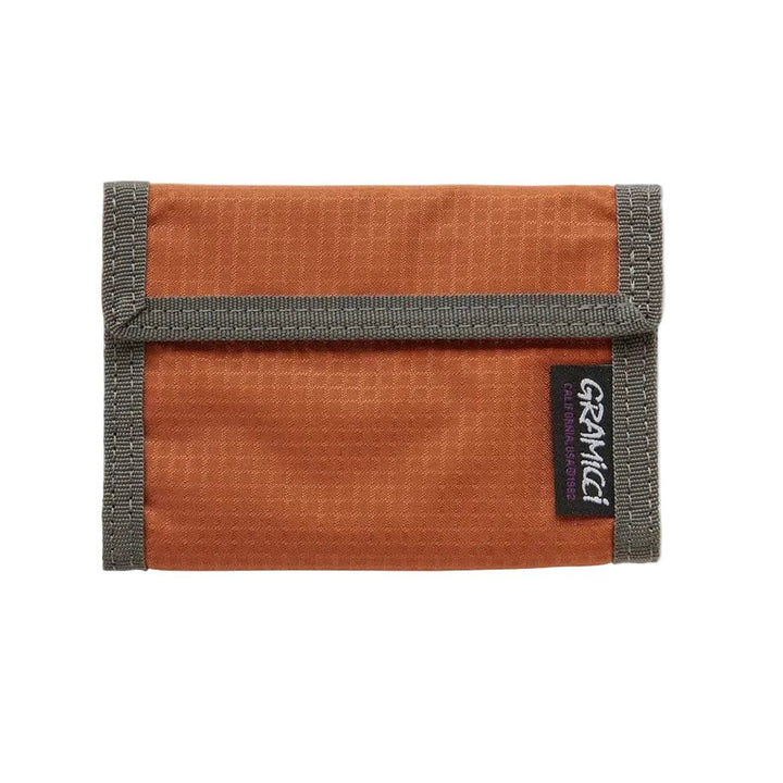 Gramicci Ripstop Velcro Wallet Orange - Merchant Menswear