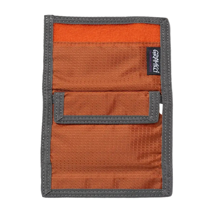 Gramicci Ripstop Velcro Wallet Orange - Merchant Menswear