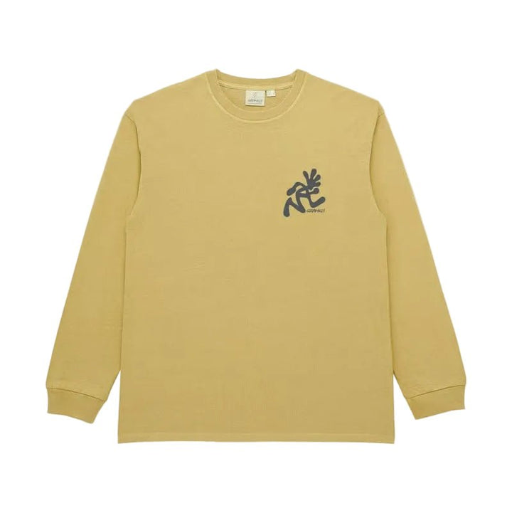Gramicci Running Man L/S Tee Sulpher Pigment - Merchant Menswear
