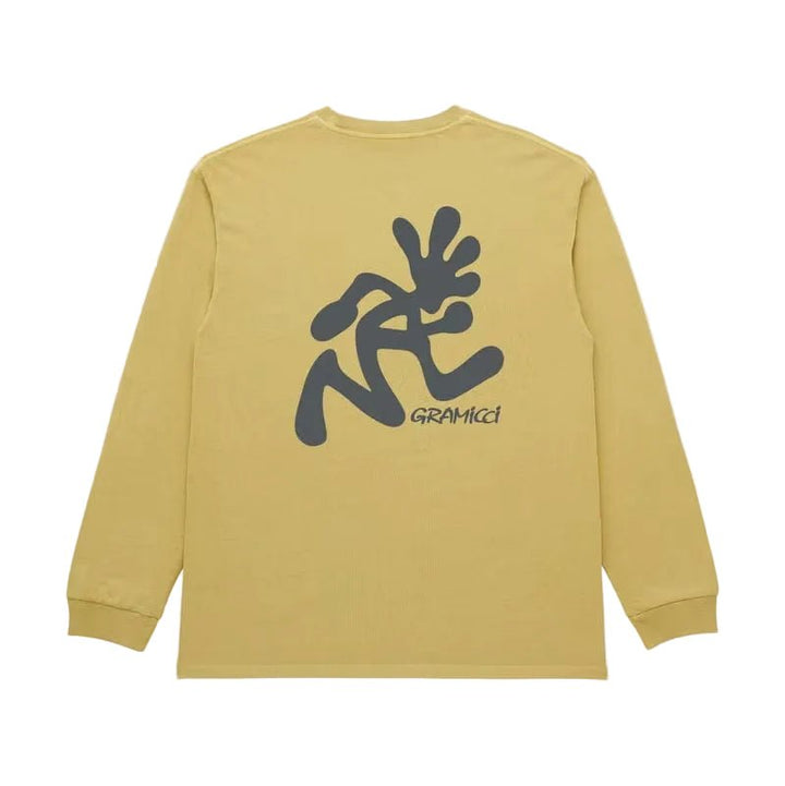 Gramicci Running Man L/S Tee Sulpher Pigment - Merchant Menswear