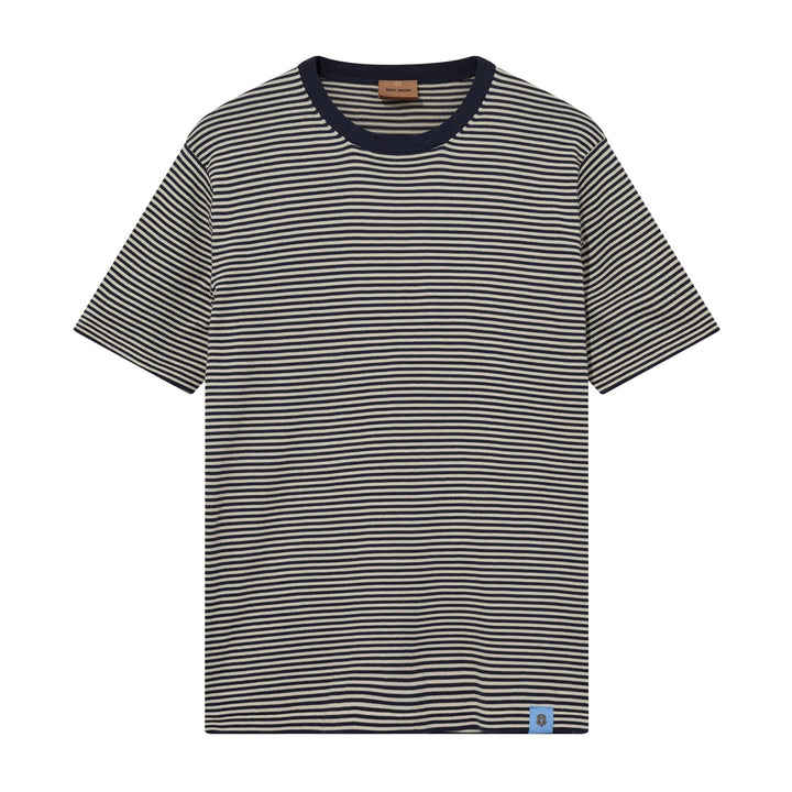 Hali Stripe Knit Tee Navy Stripe - Merchant Menswear