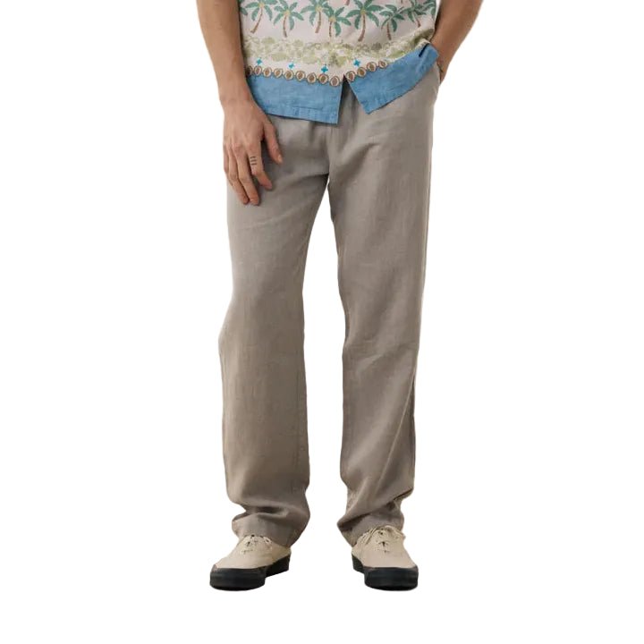 Hartford Joggy Linen Pants Sage - Merchant Menswear