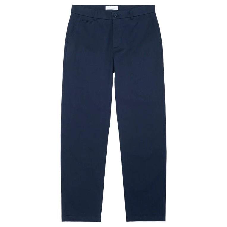 Knowledge Cotton Apparel Chuck Twill Pants Total Eclipse - Merchant Menswear