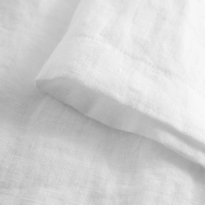 Knowledge Cotton Apparel Linen S/S Shirt Bright White - Merchant Menswear