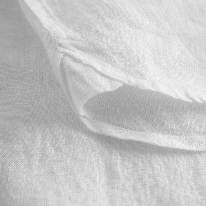 Knowledge Cotton Apparel Linen S/S Shirt Bright White - Merchant Menswear