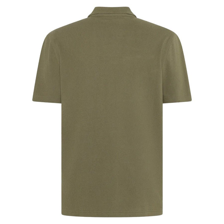 Knowledge Cotton Apparel Loose Boucle Polo Burned Olive - Merchant Menswear