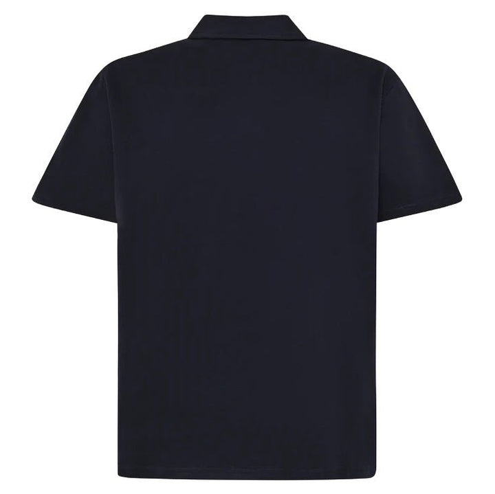 Knowledge Cotton Apparel Loose Boucle Polo Night Sky - Merchant Menswear